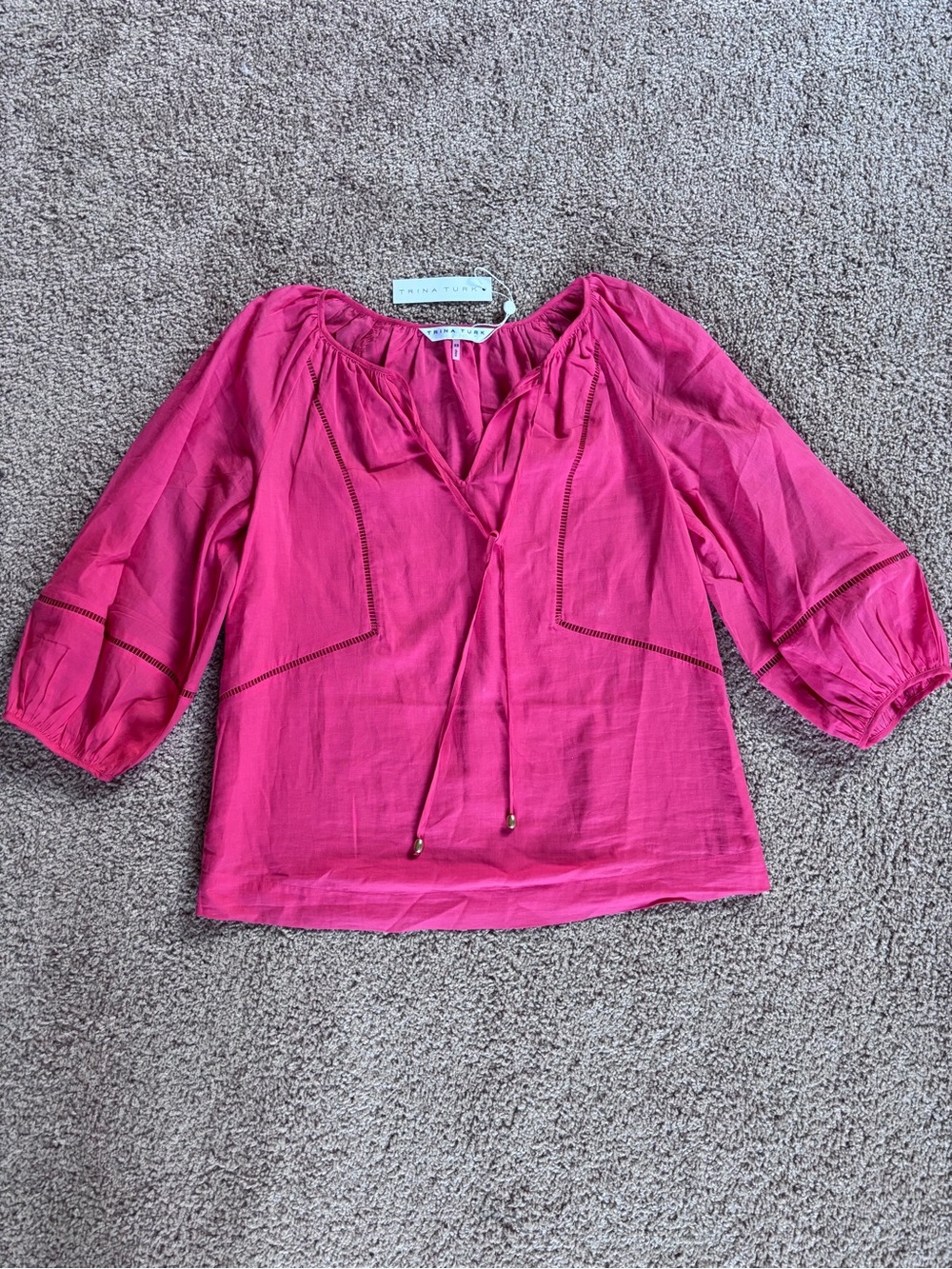 Trina Turk peasant blouse